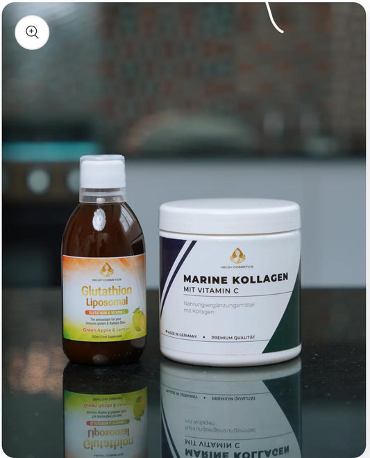 Complément alimentaire Glutation Liposomal& Collagène & Vitamine C
